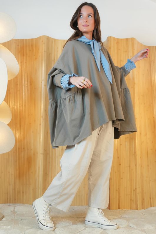 Super Smock Sweatshirt Mocha /8=